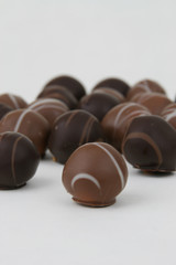 Pralinen verteilt