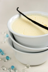 Flan Vanille bille bleue