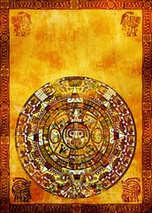 Fototapeta na wymiar Maya calendar