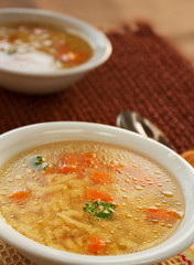 Clear vegetable soup