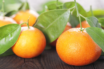 Ripe tangerines