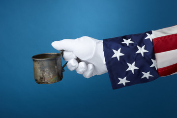 Uncle Sam goes panhandling