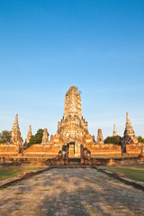 Fototapeta premium Ancient pagoda-Ayutthaya Thailand
