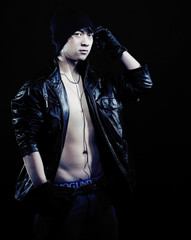 Techno dance boy