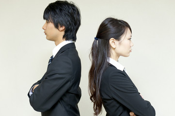 a portrait of young business person