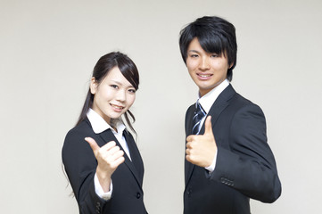 a portrait of young business person