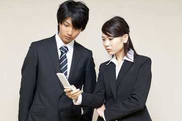 a portrait of young business person