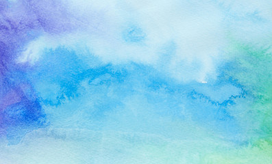 color strokes watercolor painting art