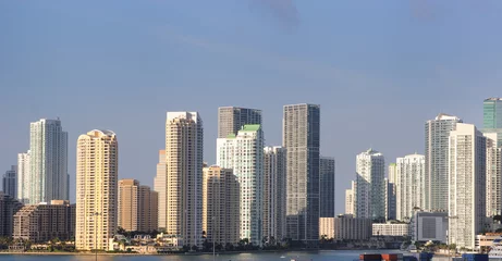 Foto op Plexiglas Miami skyline © SeanPavonePhoto