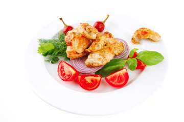 fried chicken brisket