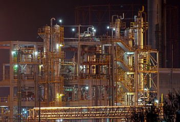 Industrial night view