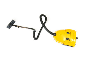 Vacuum cleaner isolated on the white background