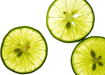 Crédence de cuisine en plexiglas Tranches de fruits section de citron se bouchent