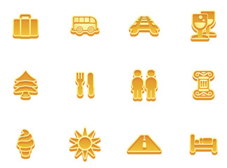 travel icon set