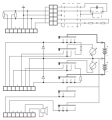 electrical circuit vector
