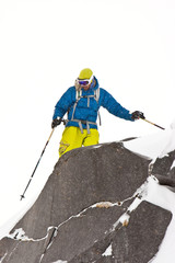 Freeride in Caucasus mountains