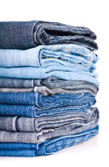 Pile of jeans