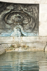 Water fountain detail from Queen Victoria Memorial Buckingham Pa
