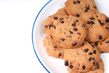 Cookies on plate