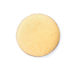 Sweet cookie isolated on white background