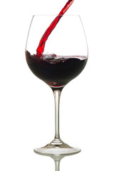 glass of red wine