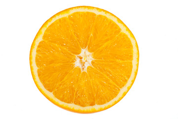 orange isolated on white