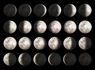 Fototapeten Mondphasen © Indiloo