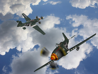 Naklejka na ściany i meble Military Aircraft Bomber