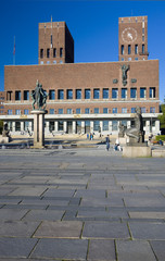 Obraz premium City Hall (Radhuset), Oslo, Norway