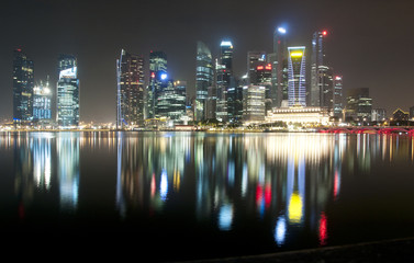 Fototapeta na wymiar Singapore Night