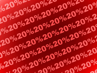 rabatt, 20 Prozent