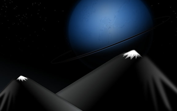 Blue Moon Vector