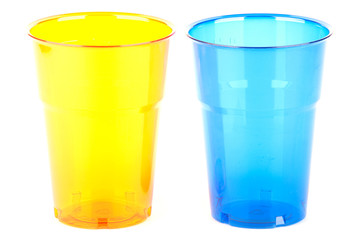 Plastic glasses