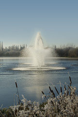 Winter Water Fountains