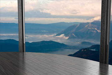 Salon à la montagne