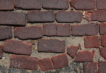 antique brick street