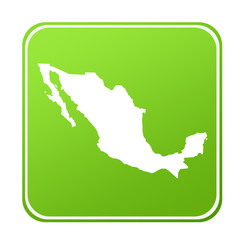 Map of Mexico on button