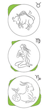 Zodiac signs - the earth elements