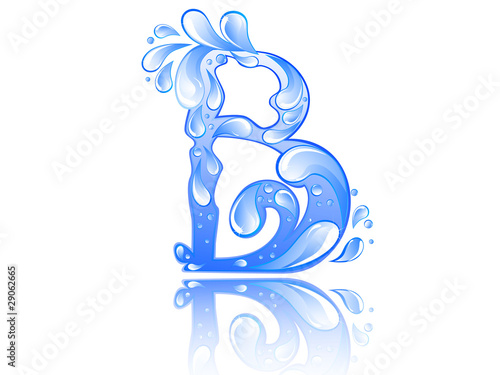 "Water Letter B" Stock Image And Royalty-free Vector Files On Fotolia ...