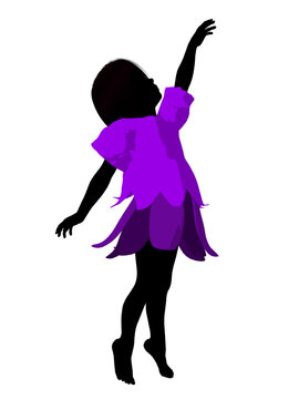 recommend clip art: Fairy Girl Silhouette Illustration