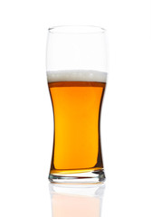 Glass of classic beer
