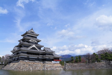 日本の松本城