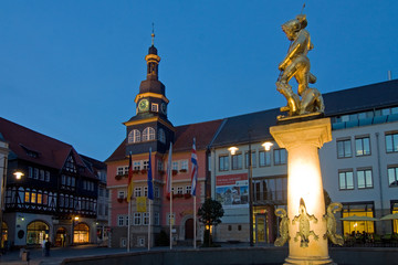 Rathaus und Georg