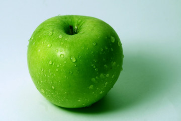 green fresh apple