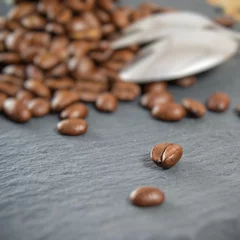 Wandaufkleber Kaffeebohnen © Laure F