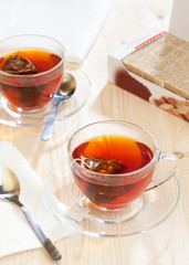 tea with teabags