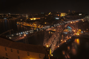 Fototapeta premium Dom Luis Iron Bridge in Porto