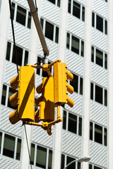Yellow traffic lights