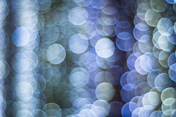 defocused abstract background of color night holiday lights