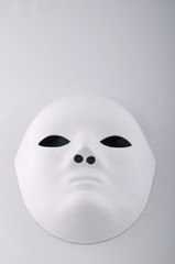 White mask